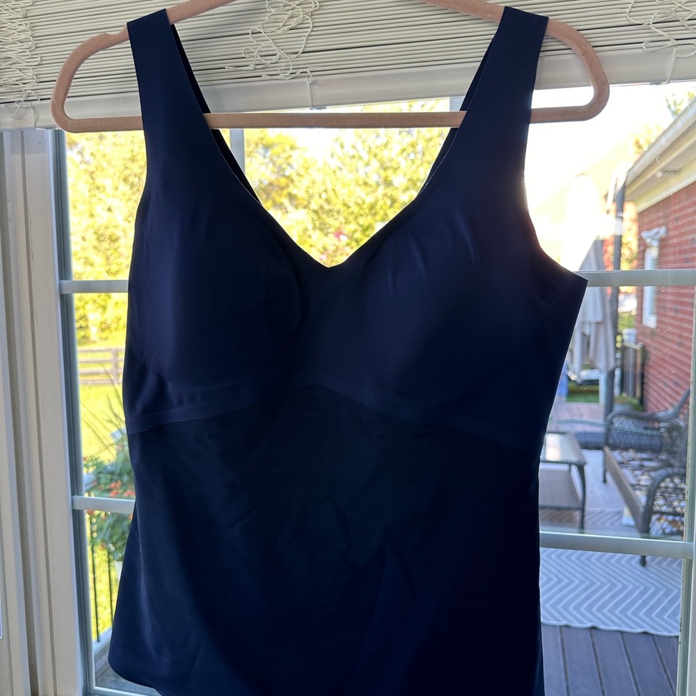 Honey love shapewear navy lift-wear tank 1X
